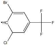 2-Bromo-6-chloro-4-(trifluoromethyl)phenyl 구조식 이미지