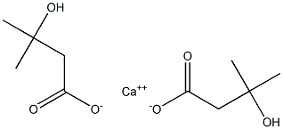 CALCIUM 3-HYDROXY-3-METHY BUTYRATE 구조식 이미지