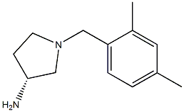 (3R)-1-(2,4-dimethylbenzyl)pyrrolidin-3-amine 구조식 이미지