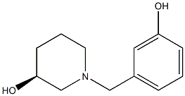 (3S)-1-(3-hydroxybenzyl)piperidin-3-ol 구조식 이미지