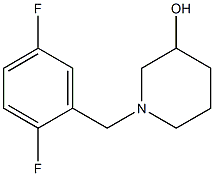 1-(2,5-difluorobenzyl)piperidin-3-ol 구조식 이미지