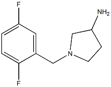 1-(2,5-difluorobenzyl)pyrrolidin-3-amine Structure