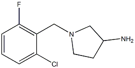 1-(2-chloro-6-fluorobenzyl)pyrrolidin-3-amine Structure