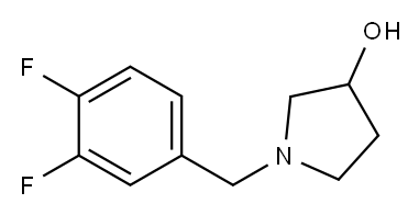 1-(3,4-difluorobenzyl)pyrrolidin-3-ol Structure