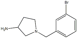 1-(3-bromobenzyl)pyrrolidin-3-amine 구조식 이미지