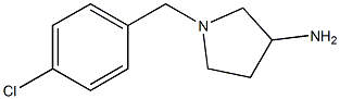 1-(4-chlorobenzyl)pyrrolidin-3-amine 구조식 이미지