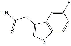 2-(5-fluoro-1H-indol-3-yl)acetamide 구조식 이미지