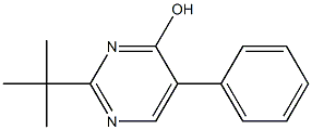 2-tert-butyl-5-phenylpyrimidin-4-ol Structure