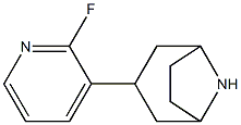 3-(2-fluoropyridin-3-yl)-8-azabicyclo[3.2.1]octane Structure
