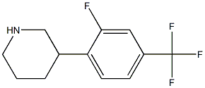 3-[2-fluoro-4-(trifluoromethyl)phenyl]piperidine 구조식 이미지