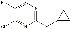 5-bromo-4-chloro-2-(cyclopropylmethyl)pyrimidine 구조식 이미지