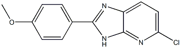 5-chloro-2-(4-methoxyphenyl)-3H-imidazo[4,5-b]pyridine Structure