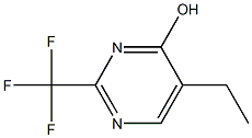 5-ethyl-2-(trifluoromethyl)pyrimidin-4-ol Structure