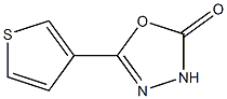 5-thiophen-3-yl-1,3,4-oxadiazol-2(3H)-one Structure