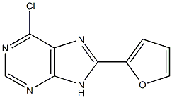 6-chloro-8-furan-2-yl-9H-purine Structure