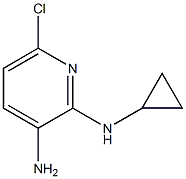 6-chloro-N2-cyclopropylpyridine-2,3-diamine Structure