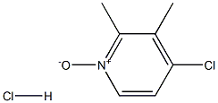 4-Chloro-2,3-Dimethyl
Pyridine-1-Oxide Hydrochloride 구조식 이미지