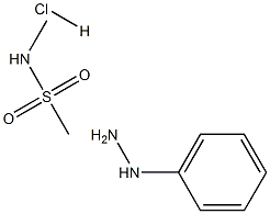 4-Hydrozino-N-Methyl Benzene
Methane Sulfonamide HCl Structure