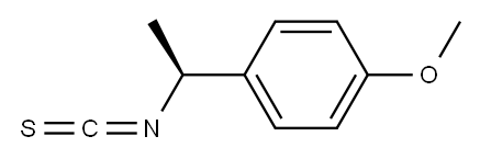(S)-(+)-1-(4-METHOXYPHENYL)ETHYL ISOTHIOCYANATE: TECH., 90% Structure