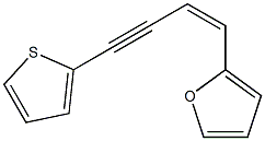 cis-1-(2-Furyl)-4-(2-thienyl)-1-buten-3-yne 구조식 이미지