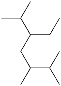 2,3,6-trimethyl-5-ethylheptane Structure