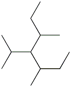 3,5-dimethyl-4-isopropylheptane Structure