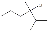 3-chloro-2,3-dimethylhexane 구조식 이미지