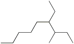 3-methyl-4-ethylnonane Structure