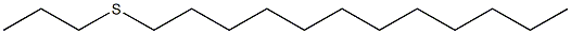 propyl dodecyl sulfide Structure