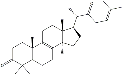 8,24-lanostadiene-3,22-dione 구조식 이미지