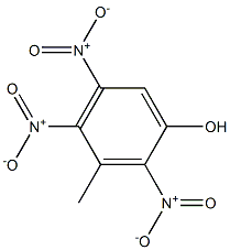 trinitro-m-cresol Structure