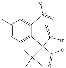 trinitro-tert-butylxylene Structure