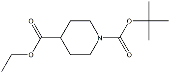 ethyl1-boc-piperidine-4-carboxylate Structure