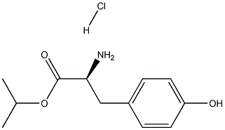 L-TYROSINE ISOPROPYL ESTER HCL 구조식 이미지