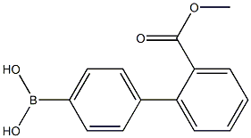 2'-(methoxycarbonyl)biphenyl
-4-ylboronic acid 구조식 이미지