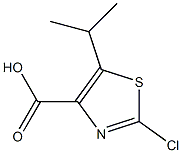 2-Chloro-5-isopropylthiazole-4-carboxylic Acid Structure