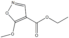 5-METHOXYISOXAZOLE-4-CARBOXYLIC ACID ETHYL ESTER 구조식 이미지