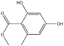 2,4-DIHYDROXY-6-METHYLBENZOIC ACID METHYL ESTER Structure