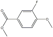 3-FLUORO-4-METHOXYBENZOIC ACID METHYL ESTER Structure
