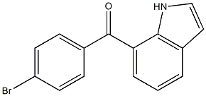 (4-BROMOPHENYL)(1H-INDOL-7-YL)METHANONE Structure