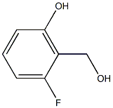 2-FLUORO-6-HYDROXYBENZYL ALCOHOL Structure
