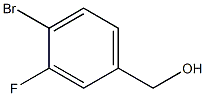 4-BROMO-3-FLUOROBENZYL ALCOHOL Structure