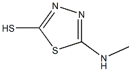 2-Mercapto-5-(methylamino)-1,3,4-thiadiazole Structure