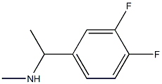 N-[1-(3,4-DIFLUOROPHENYL)ETHYL]-N-METHYLAMINE Structure