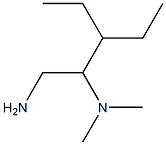 N-[1-(AMINOMETHYL)-2-ETHYLBUTYL]-N,N-DIMETHYLAMINE 구조식 이미지