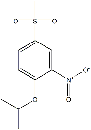 1-ISOPROPOXY-4-(METHYLSULFONYL)-2-NITROBENZENE 구조식 이미지