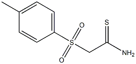 2-[(4-METHYLPHENYL)SULFONYL]ETHANETHIOAMIDE Structure