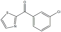 2-(3-CHLOROBENZOYL)THIAZOLE 95% Structure