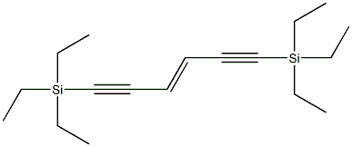 1,6-BIS-(TRIETHYLSILYL)-3-HEXEN-1,5-DIYNE 97% Structure