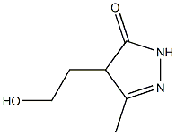 4-(2-HYDROXYETHYL)-3-METHYL-2- PYRAZOLIN-5-ONE 95% Structure